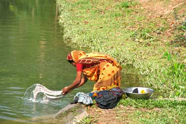 Rural woman in Bangladesh